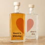 Personalised Pair Of 20cl Heart Couples' Spirits, thumbnail 2 of 9