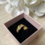 Adjustable Gold Vine Leaf Ring, thumbnail 1 of 6