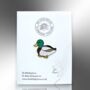 Mallard Duck Animal Enamel Pin Badge, thumbnail 4 of 8