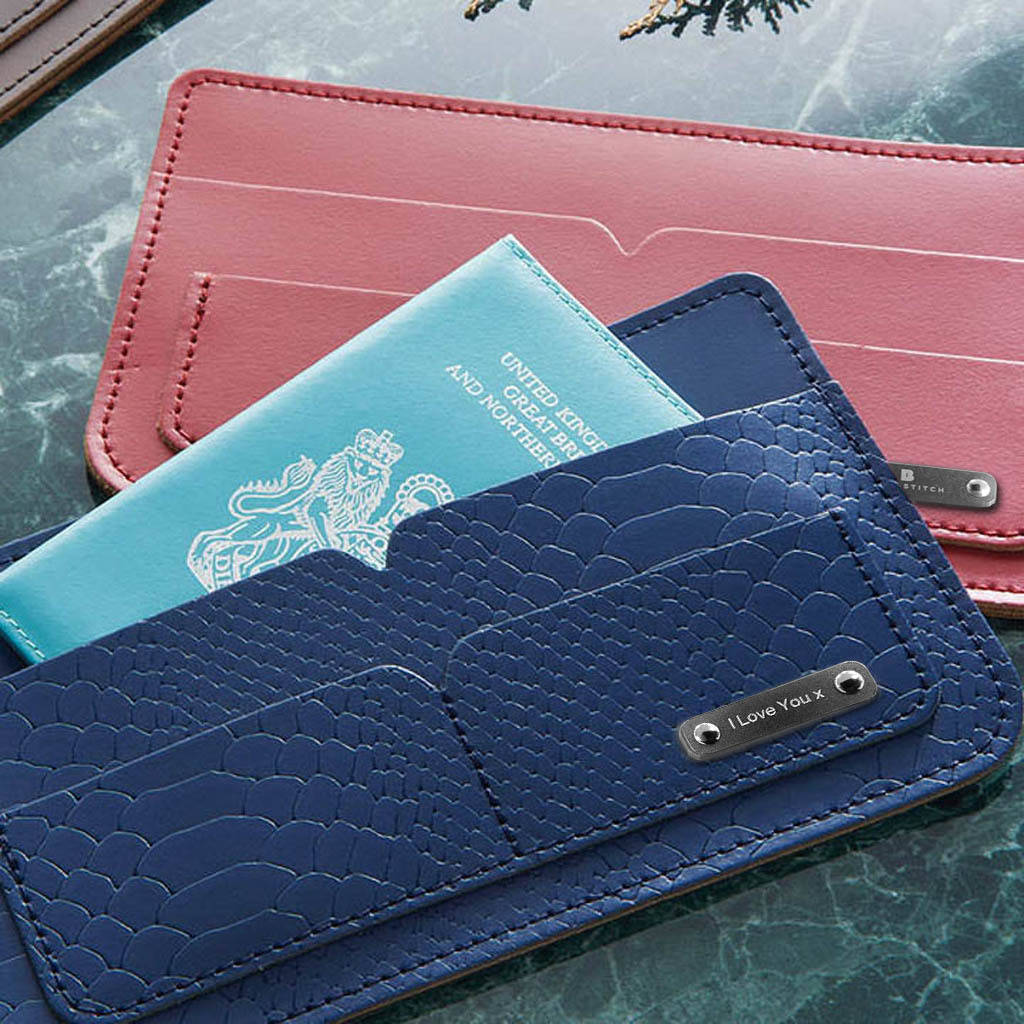 Personalised Travel Wallet By Brit-Stitch | notonthehighstreet.com