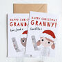 Customised Grandparent's Christmas Card, thumbnail 1 of 6