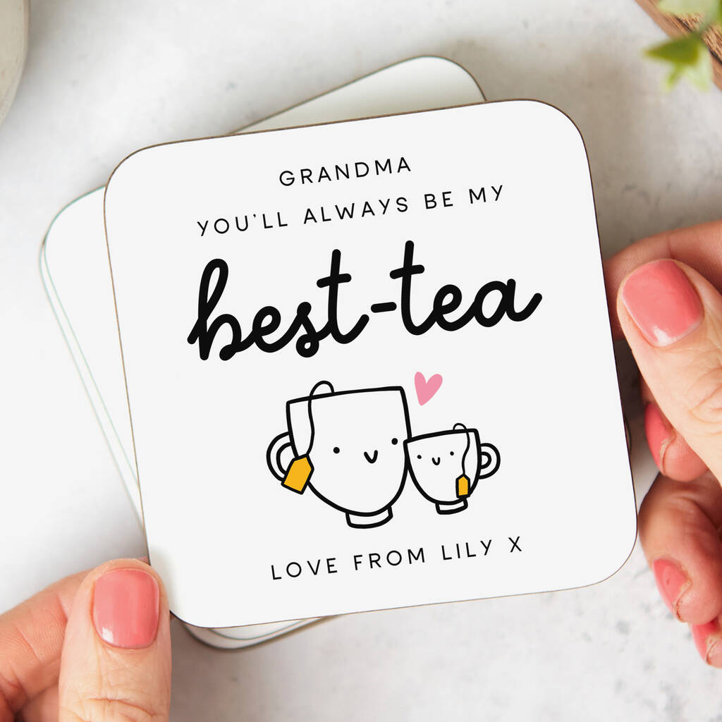 Tazza Con Frase 'You'll Always Be My Best-Tea' - Tazza In Ceramica Per Amici 325 Ml, Regalo Divertente Per Chi Ama Il Tè