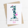 Personalised Children's Birthday Card Flamingo, thumbnail 6 of 7