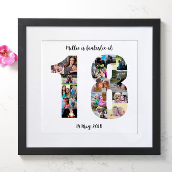 Personalised 18th Birthday Photo Collage, 2 of 8