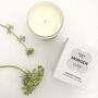'Morgen' Cucumber And Wasabi Scented Soy Candle, thumbnail 4 of 6