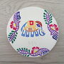 Personalised Bright Elephant Clay Trinket Dish, thumbnail 3 of 4