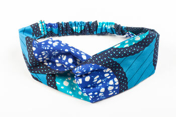 African Print Turban Headband, 5 of 9