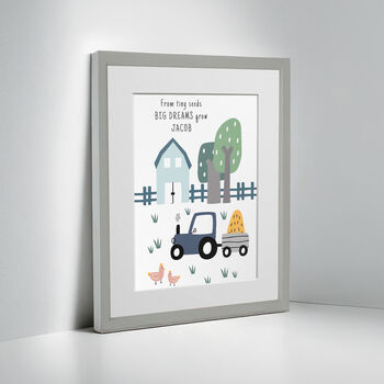 Personalised Farmyard Children’s Nursery Framed Print, 4 of 10