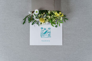 'Posy Pick Me Up' Fresh Flower And Card Gift, 10 of 12