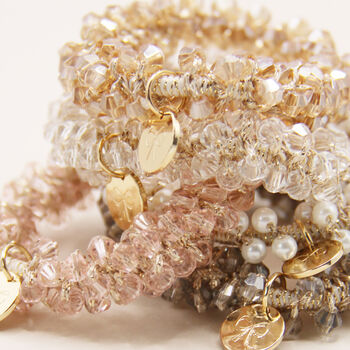 Set Of Five Beaded Hair Ties, 3 of 6