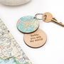 You Are My World Map Keyring, thumbnail 2 of 2