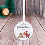 Personalised First Christmas Ceramic Ornament, thumbnail 6 of 7