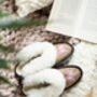 Sen Rose Gold Mules Sheepers Slippers, thumbnail 4 of 11