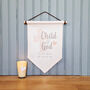 'Child of God' Wall Hanger Baby/ Child/ Baptism, thumbnail 6 of 7