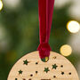 Personalised Mr And Mrs Christmas Hanging Decoration, thumbnail 3 of 4