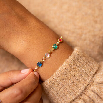 Create Your Own Personalised Family Birthstone Bracelet, 3 of 12