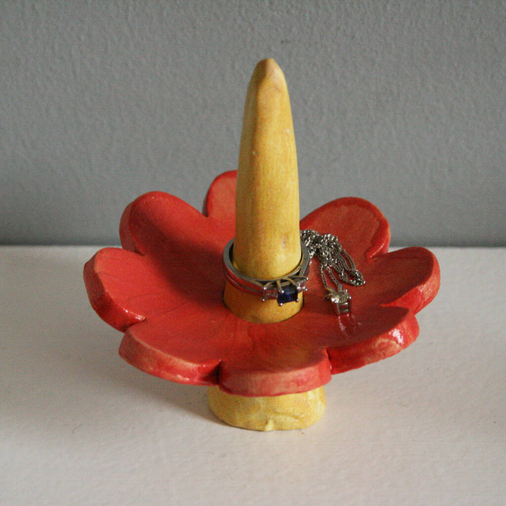 Ceramic Flower Jewellery Stand By Juliet Reeves Designs