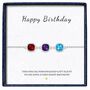 Personalised Create Your Own Square Birthstones Bracelet, thumbnail 7 of 8