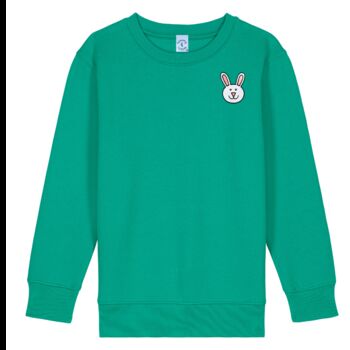 Childrens Organic Cotton Bunny Sweatshirt, 8 of 12