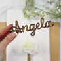 Personalised Wooden Name Place Table Settings, thumbnail 4 of 5