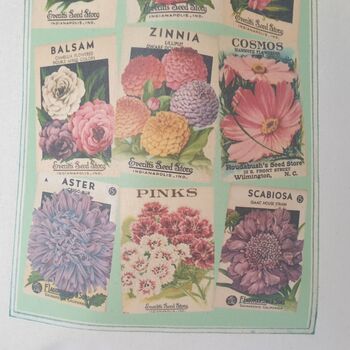 Floral Print Reusable Cotton Tote Bag Gift For Friends, 5 of 6