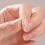 Sterling Silver Delicate Cz Huggie Hoop Earrings, thumbnail 6 of 10