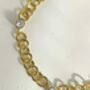 Stardust Diamond Station Gold Chain Link Bracelet, thumbnail 3 of 6