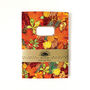 Autumna Fallen Leaf Print Lined Journal, thumbnail 3 of 8