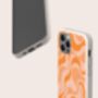 Orange Marble Eco Friendly, Biodegradable Phone Case, thumbnail 4 of 8