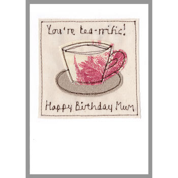 Personalised Tea Cup Birthday Card For Her, 7 of 12