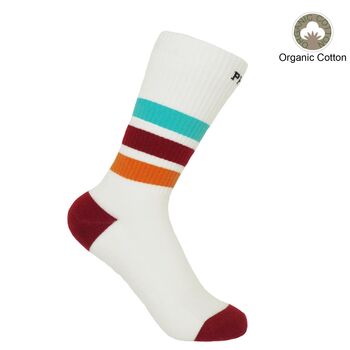 Striped Organic Women's Sport Socks Bundle, 2 of 5