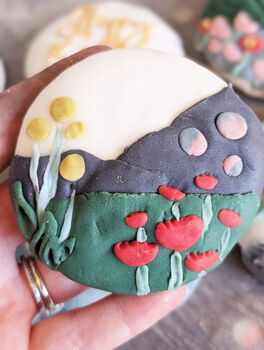 Personalised Hand Iced Coastal Inspired Letterbox Biscuits, 9 of 11