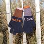 Autumn Berry Love / Hope Lambswool Gloves, thumbnail 1 of 3