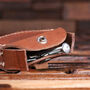Personalised Engraved Leather Tool Belt Pouch, thumbnail 4 of 5