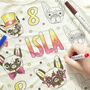 French Bulldog Colour In Top With Fabric Pens, thumbnail 3 of 10