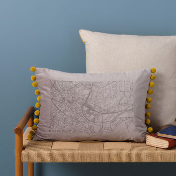 Personalised Map Cushion, 8 of 9