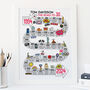 30th Birthday Personalised Print ‘The Road To 30’, thumbnail 1 of 10