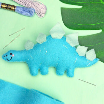 Sew Your Own Dinosaur Friends Felt Craft Kit, 10 of 12