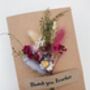 Dried Flower Teacher Card, thumbnail 1 of 3