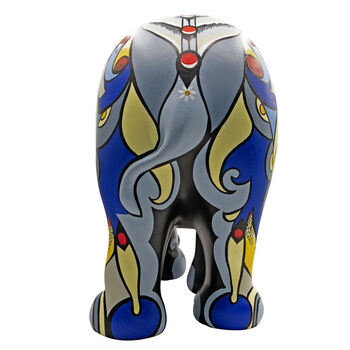 Hand Painted Butterfly Celebration Collectible Elephant, 5 of 10