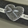 With Love Grey Heart Doorstop And Draught Excluder, thumbnail 7 of 7