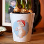 'Mushroom Bunny' Personalised Easter Plant Pot Gift, thumbnail 4 of 7