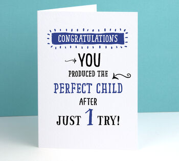 Perfect Child Funny Personalised Birthday Card For Mum, 2 of 3