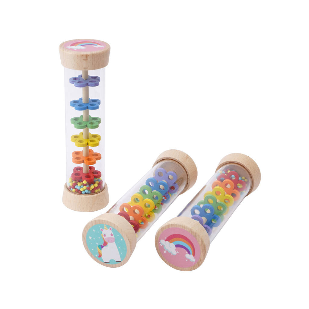 Rainbow Bead Rattle Toy | Age One Year+