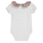 Louise Floral Collar Baby Bodysuit, thumbnail 2 of 4