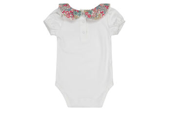 Louise Floral Collar Baby Bodysuit, 2 of 4