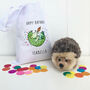 Fluffy Hedgehog In Personalised Gift Bag, thumbnail 1 of 3