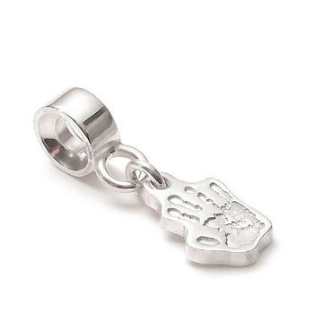 Little Hand / Footprint Charm With Carrier, 2 of 5