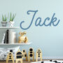 Personalised Script Name Wall Sticker, thumbnail 2 of 3