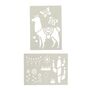 Animal And Reptile Stencil Set, thumbnail 4 of 11